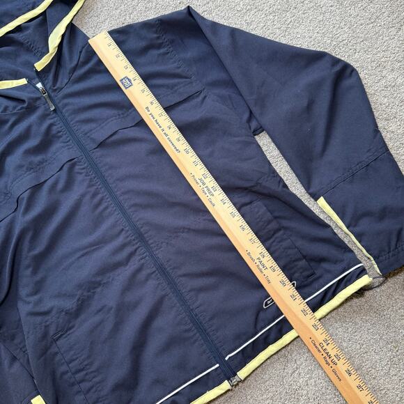 Vintage Reebok Women's Size Large Hoodie Jacket Full Zip Blue/Navy - Picture 5 of 5